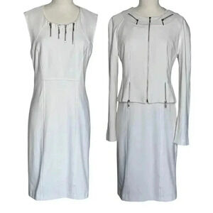 People Like Frank Women’s Sleeveless Sheath Dress & Jacket Size 4